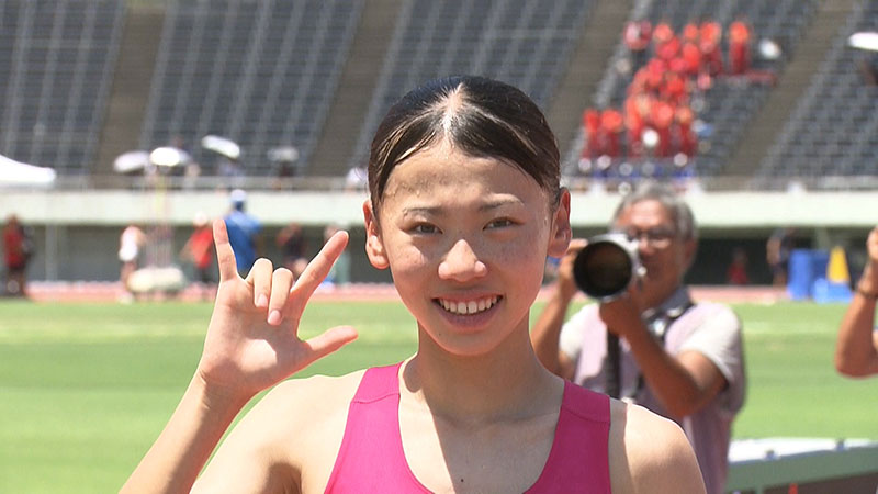 陸上界期待の新星 女子800m日本記録 久保凛(17)<br> &男子100m世界最速の高校生 清水空跳(16)