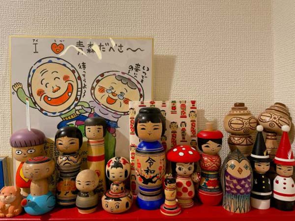 こけし棚