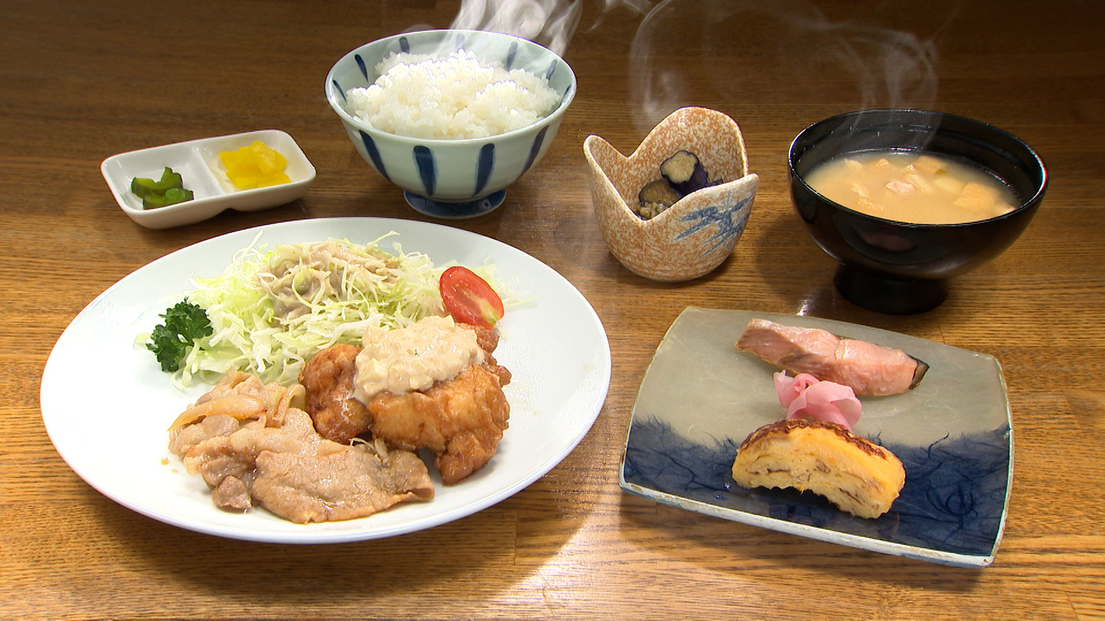 【欲望満たされる!わがままを詰め込めこんだ最強定食!】